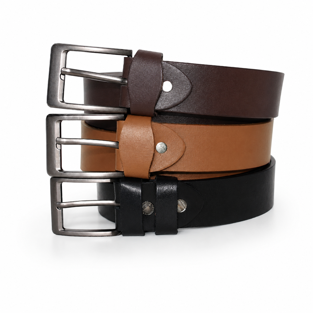 All Three Leather Belts