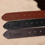 All Three Textured Leather Belts showcasing Norest Leather