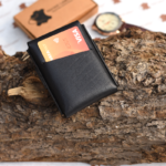 Black Multi-Function Card Holder Back Look