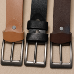 Norest Leather All Three Belts Buckle View