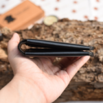 Slim Bifold Wallet Side Look