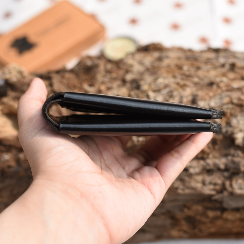 Slim Bifold Wallet Side Look